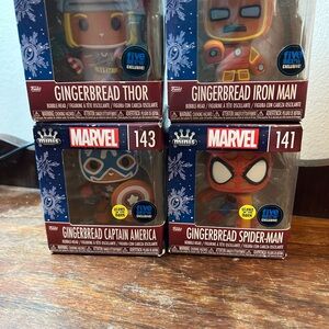 Funko Marvel Gingerbread Minis Set
